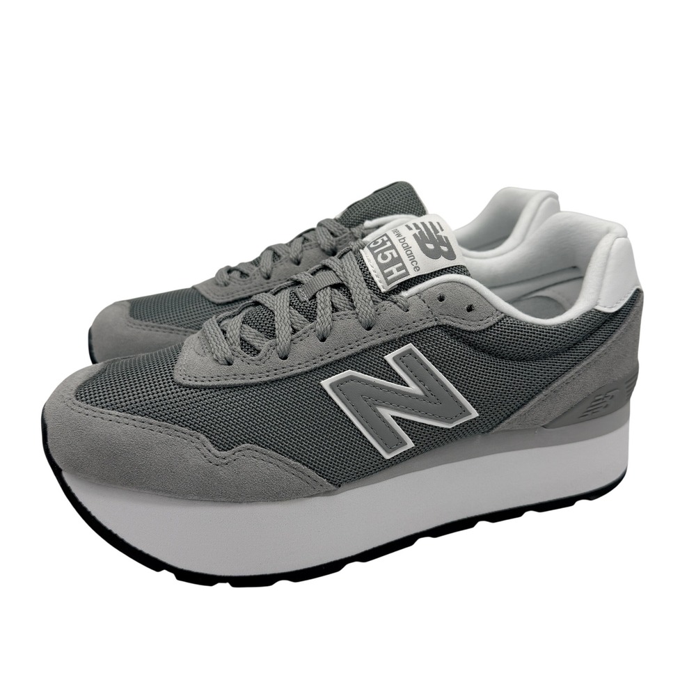 New Balance 515H Sneaker Women 8.5 Platform Classics Grey White WL515HGR